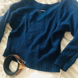 Express Open Knit Sweater